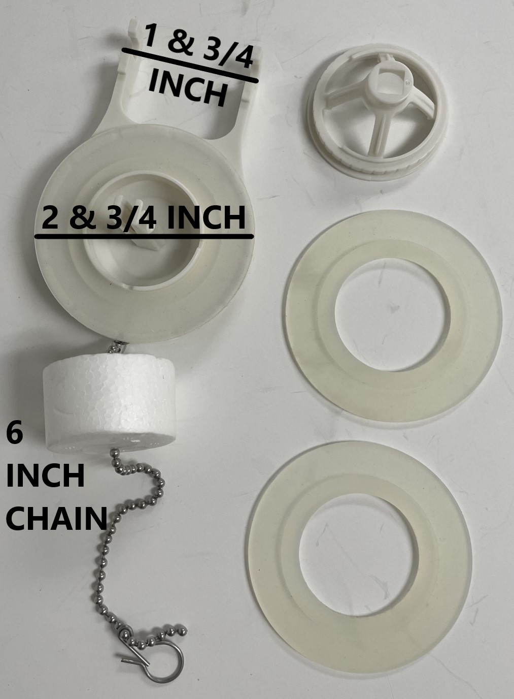2inch Flapper With Two Extra Silicone Seals NuFlush