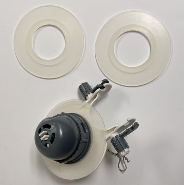 NuFlush 3 Inch Flapper With Replaceable Silicone Seals NuFlush