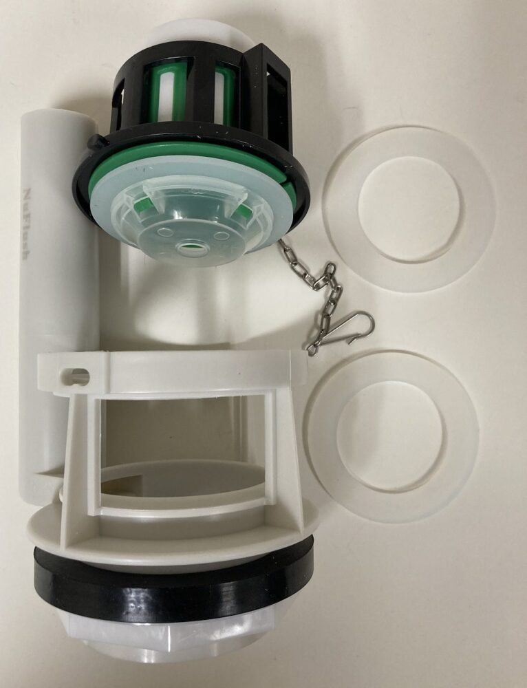 Toto Toilet 3-inch Flush Valve With Straight Pull Up Flush, 2 Overflow