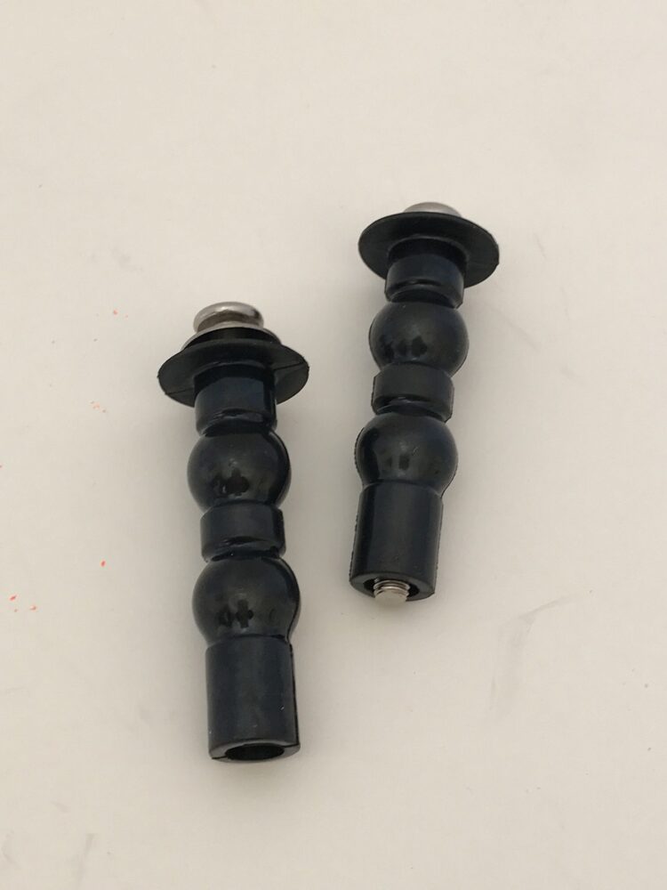 Steel And Rubber Toilet Seat Bolts (3Inch) NuFlush