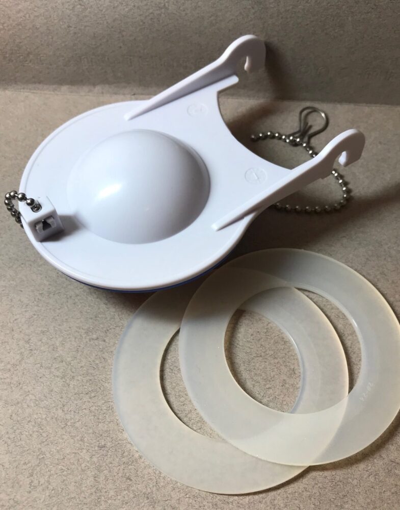 Jacuzzi HF04000 Flapper With 2 Extra Seals NuFlush