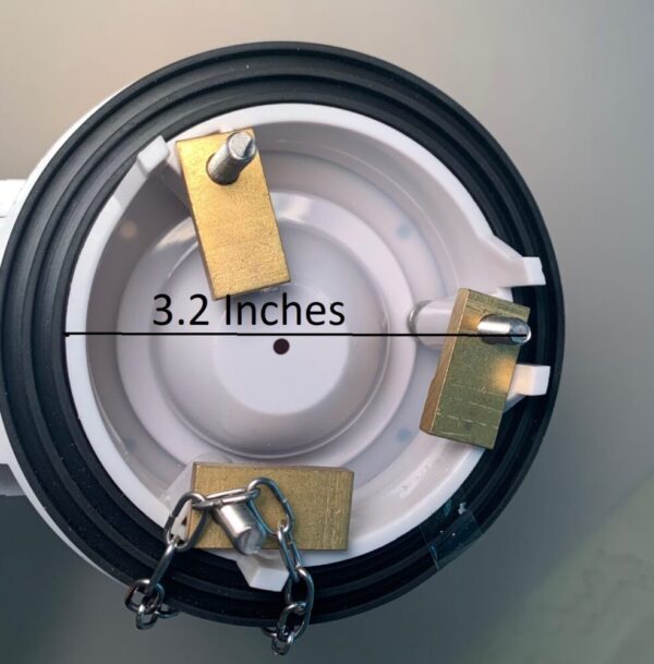 Icera Toilet 31/16 Inch Flush Valve Assembly NuFlush