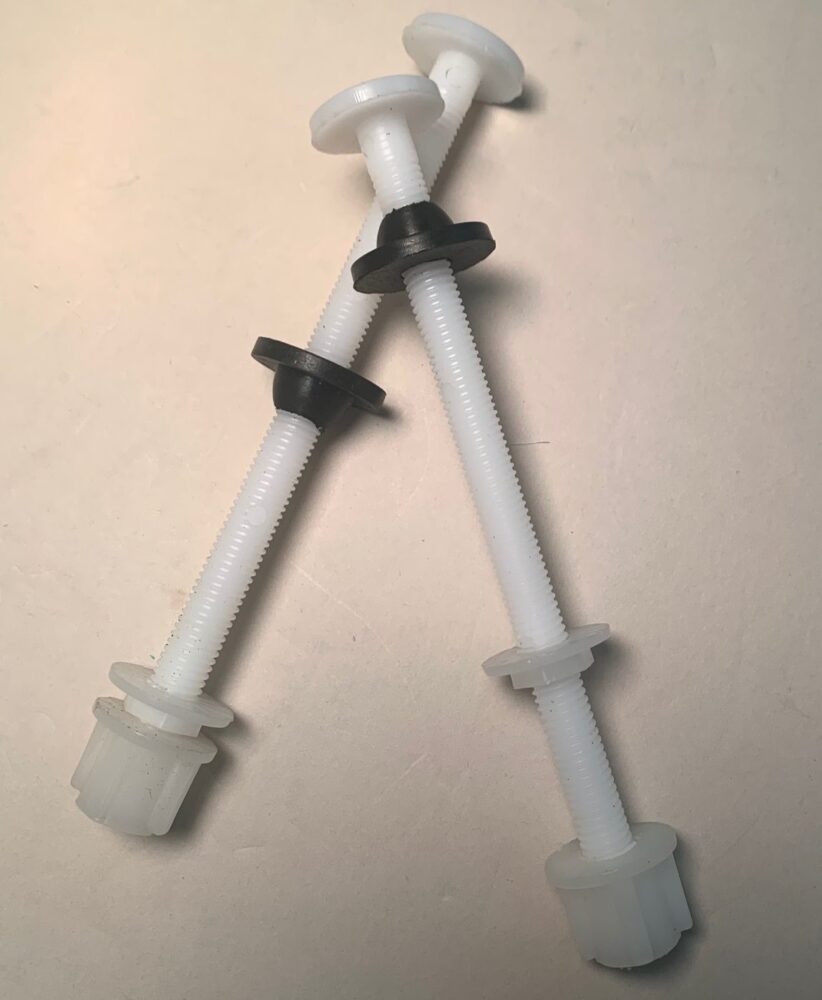 6inch Raised Toilet Seat Bolts NuFlush