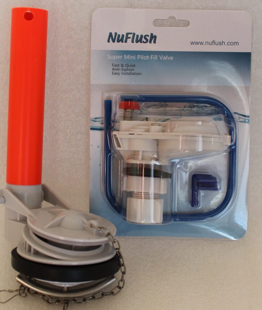 Fast And Quiet Mini Fill Valve And 2.5inch Flush Valve For One Piece