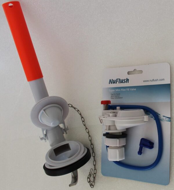 Fast And Quiet Mini Fill Valve And 2.5inch Flush Valve For One Piece