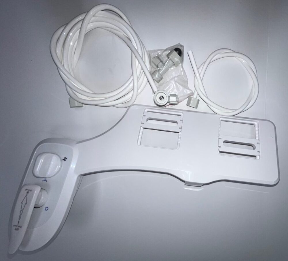 Bidet For Toilet Seat Conversion Kit With Hot And Cold Water Connection