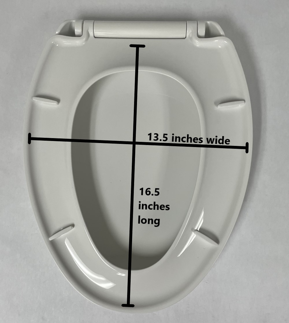 Toilet Seat, Elongated NuFlush