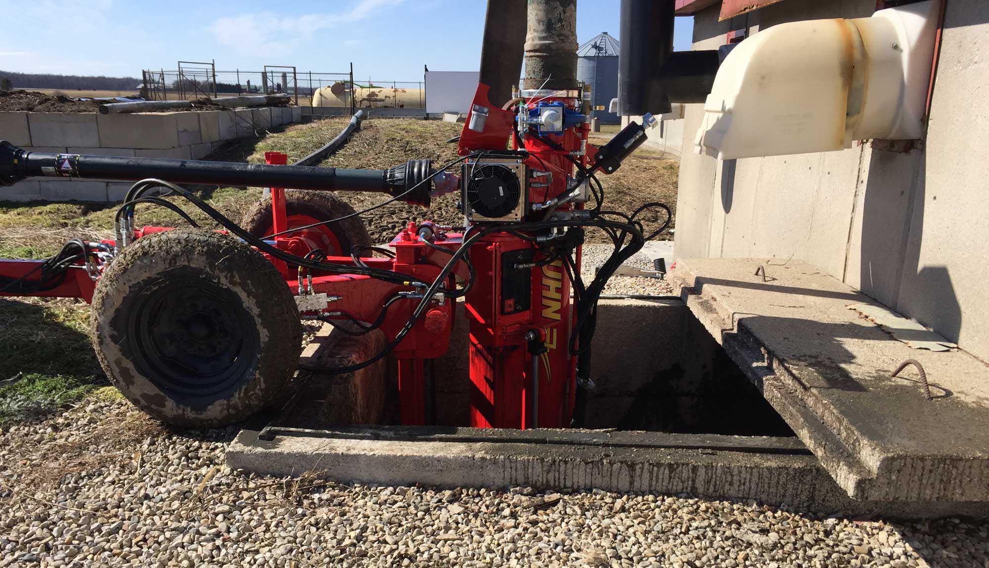 8" Vertical Pit Pump Nuhn Industries Ltd Liquid Manure equipment!