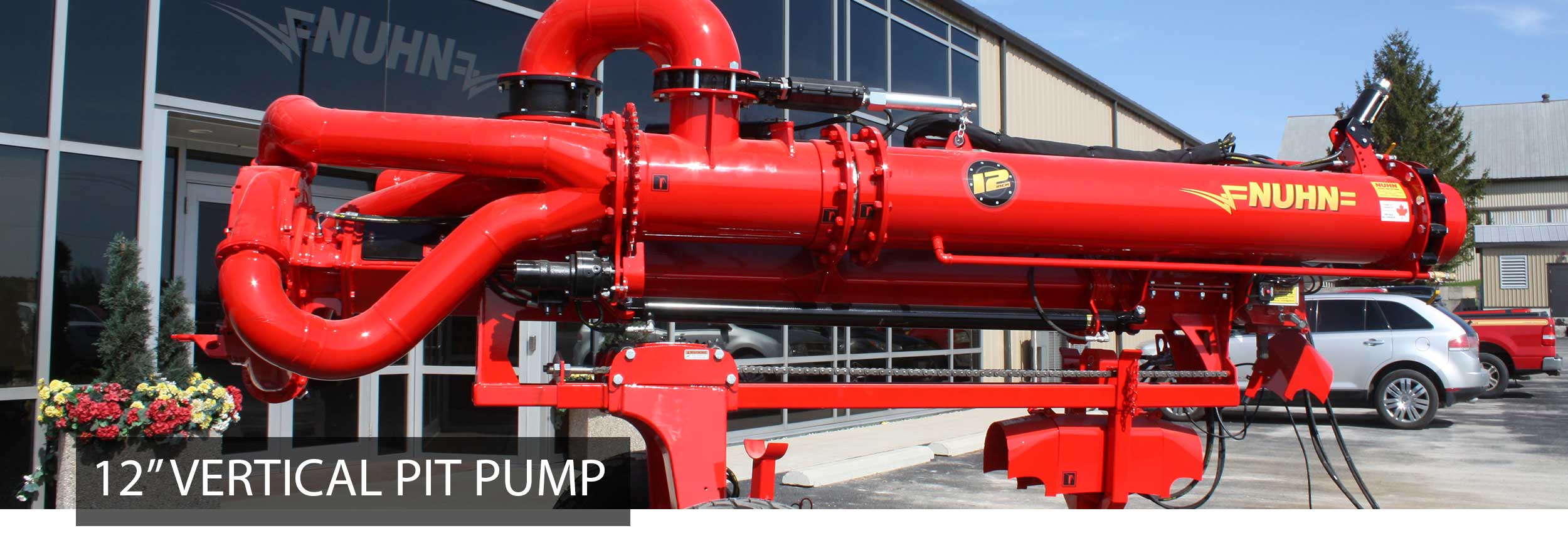 12" Vertical Pit Pump with Triple Port Housing Nuhn Industries