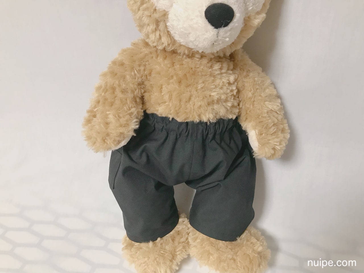 コードブルー風ギャザーパンツ｜ダッフィーの服作り方と型紙｜ジャニーズ ぬいぺ｜型紙職人