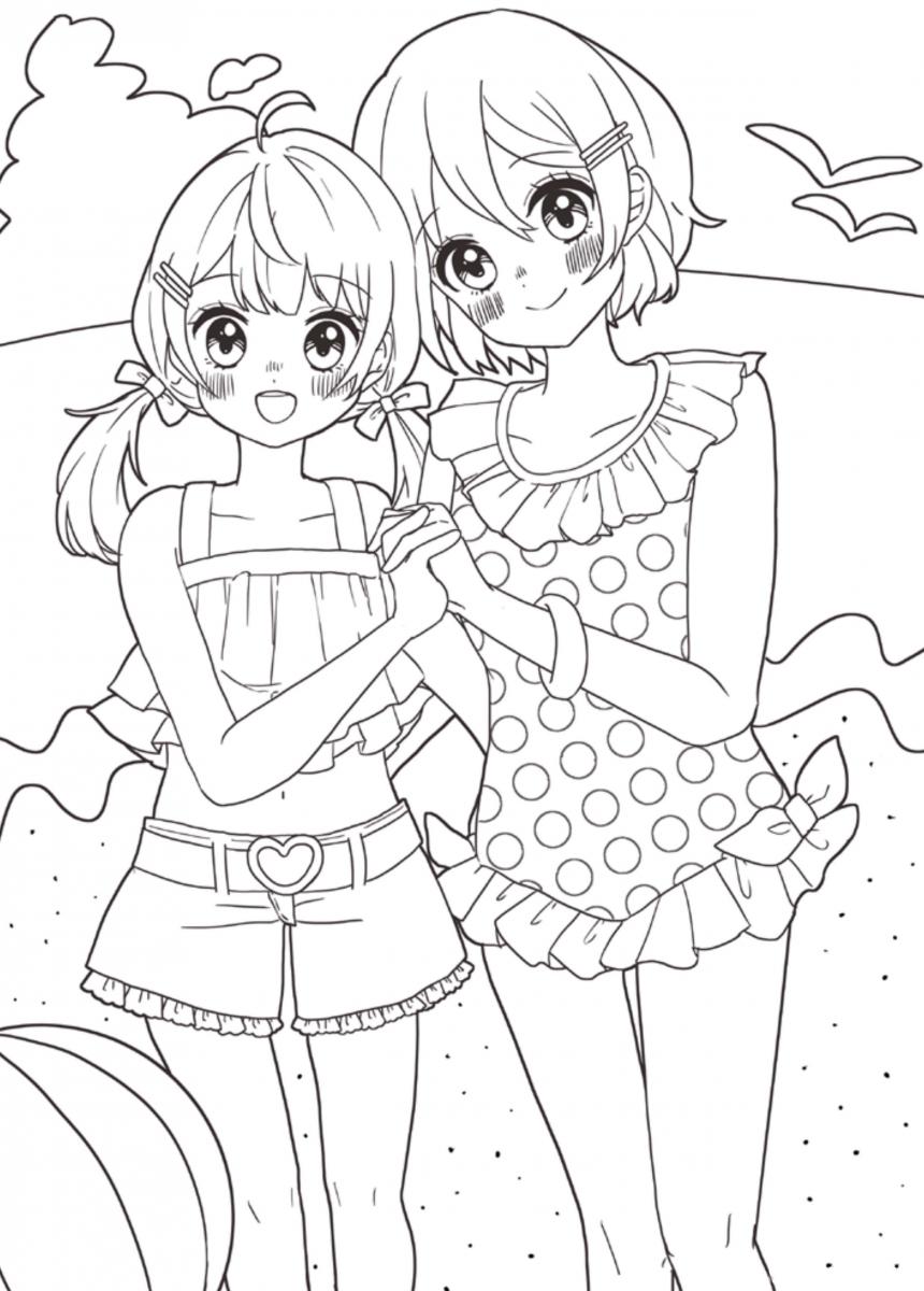 【人気ダウンロード！】 かわいい 塗り絵 女の子 無料 273262塗り絵 可愛い 女の子 無料