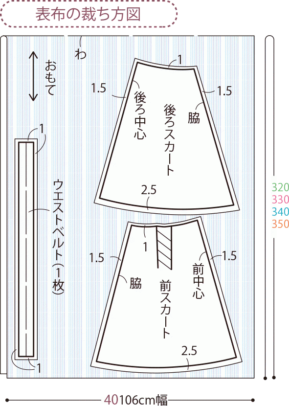 句読点 そう 宿泊施設 a ライン スカート 型紙