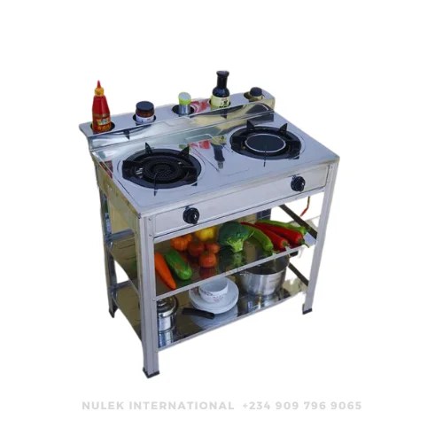 Nulek 2Hob Standing Gas Stove Model NKG221B Nulek International