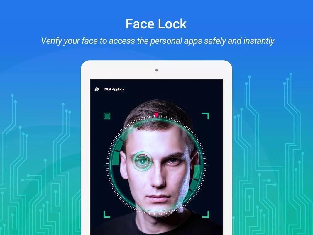 IObit Applock Face Lock App Android Scaricamentu gratuitu