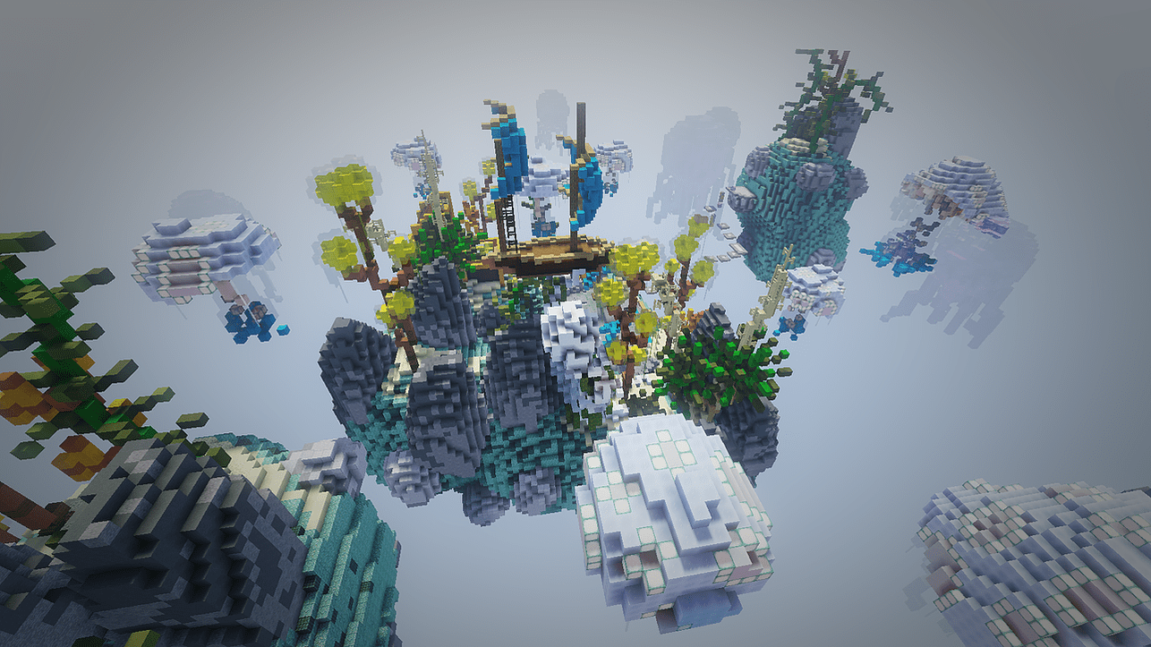 PREMIUM Underwater Skyblock Spawn // JELLYFISH HUB // == LEAKED / \ BUILD