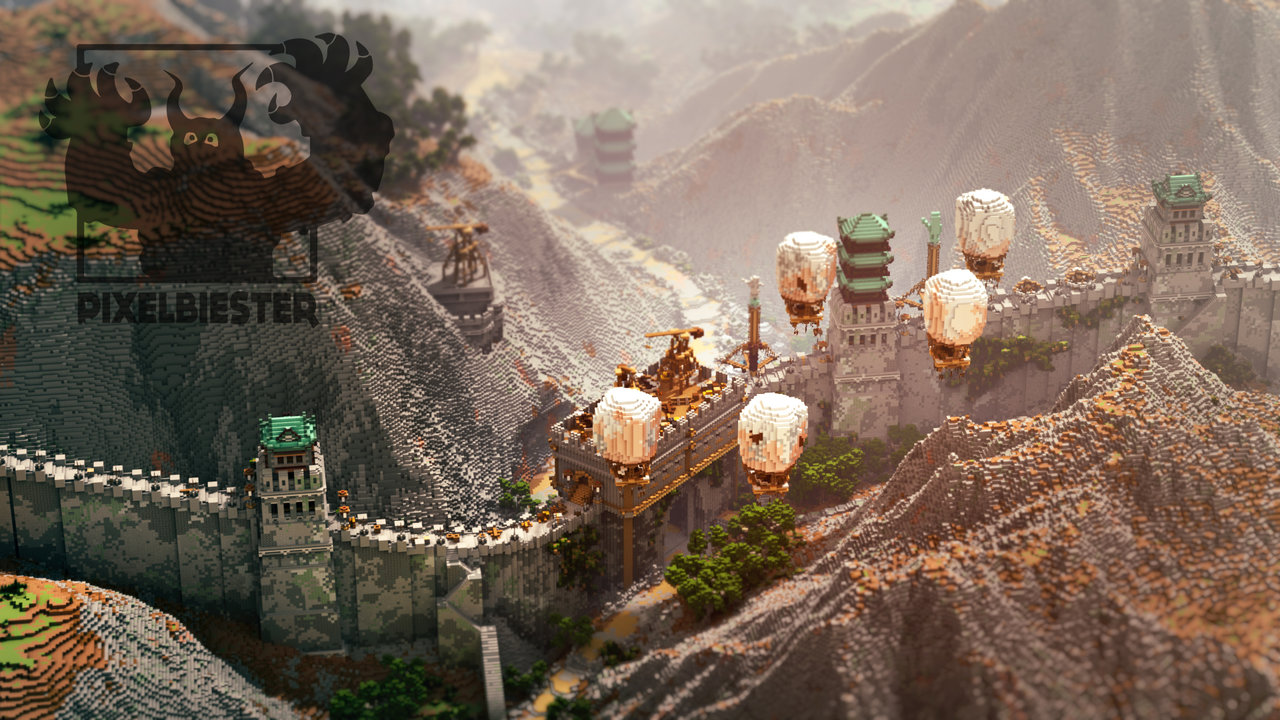 PREMIUM The Great Wall Minecraft Map FREE DOWNLOAD