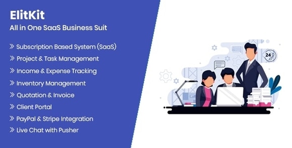 ElitKit All In One SaaS Business Suit Nulled Script