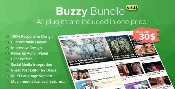 Download #Buzzy Bundle – Viral Media Script v3.0 – Nulled PHP Script
