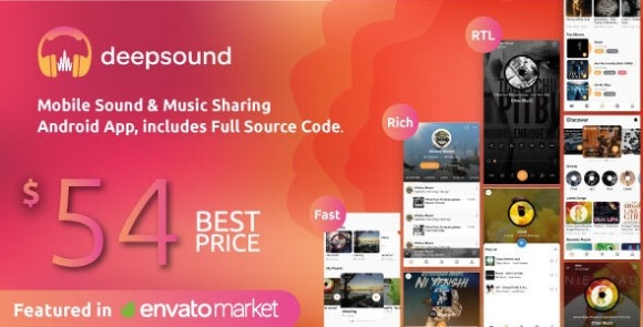 Download #DeepSound Android v1.8 – Mobile Sound & Music Sharing Platform Mobile Android Application Source