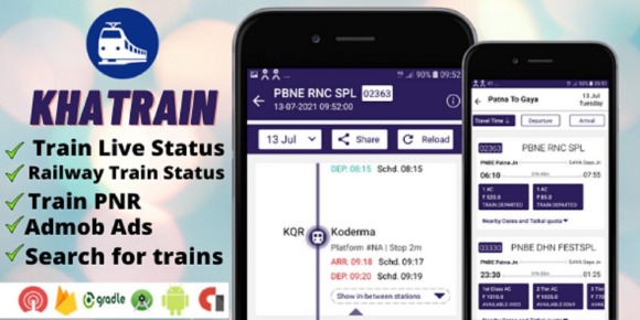 Khatrain v1.0 Indian Railway Android App Source Code Download
