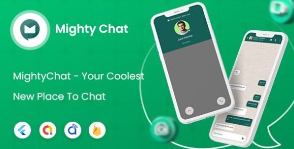 MightyChat Chat App With Firebase Backend Agora.io Application Source Code