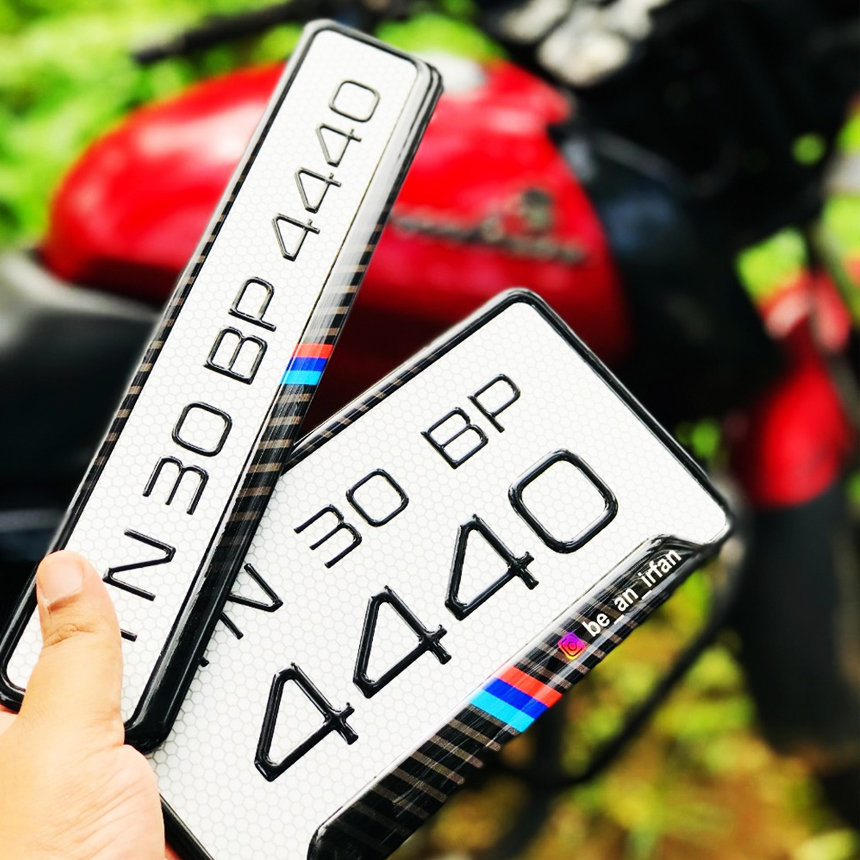 Gel Bike Number Plate NPD