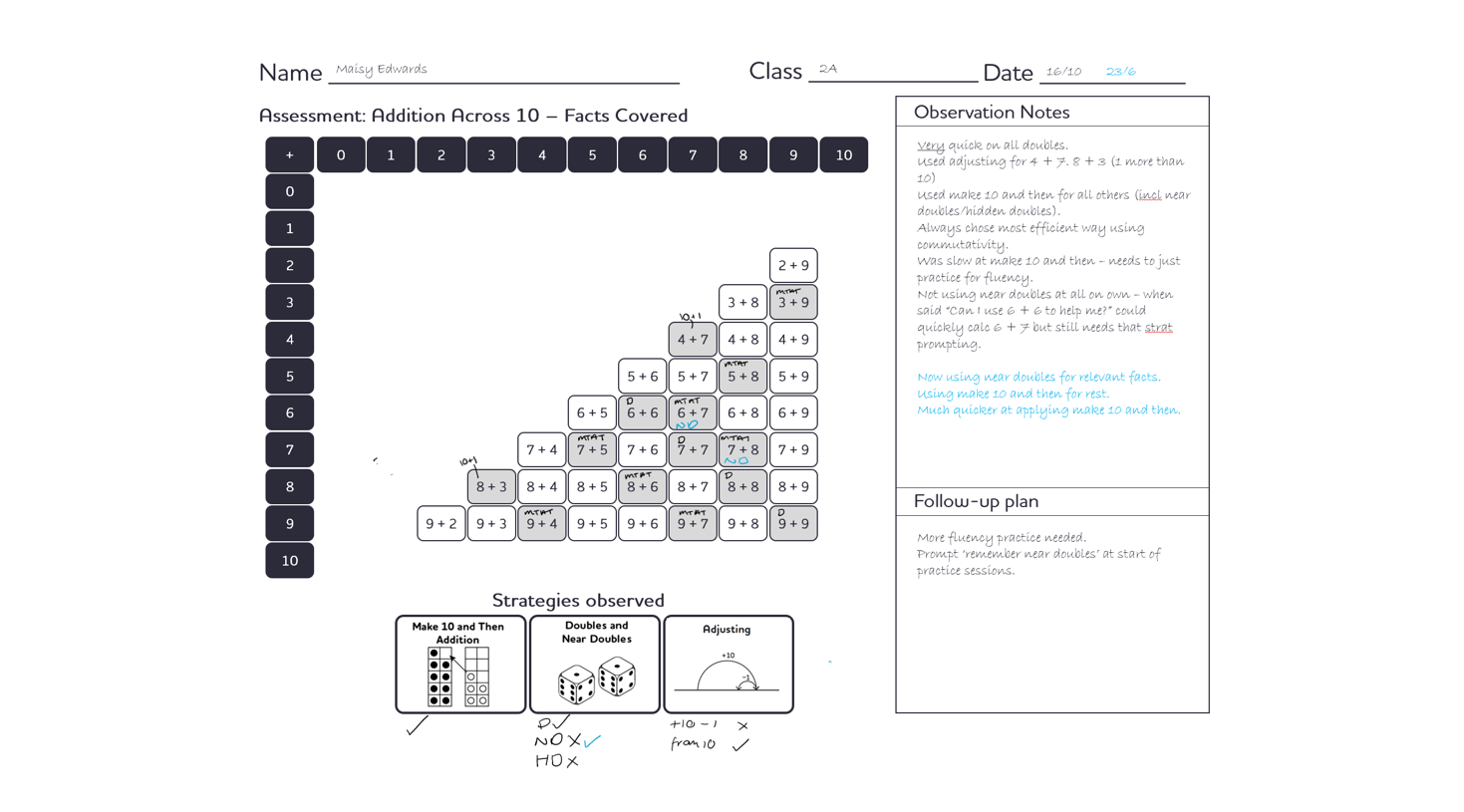 Free number fact teaching resources Number Sense Maths