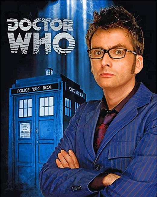 The Doctor Paint By Numbers Numeral Paint Kit