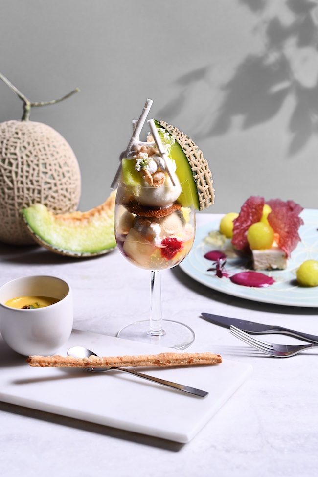 メロン尽くしのフルーツコースを銀座で Numero TOKYO