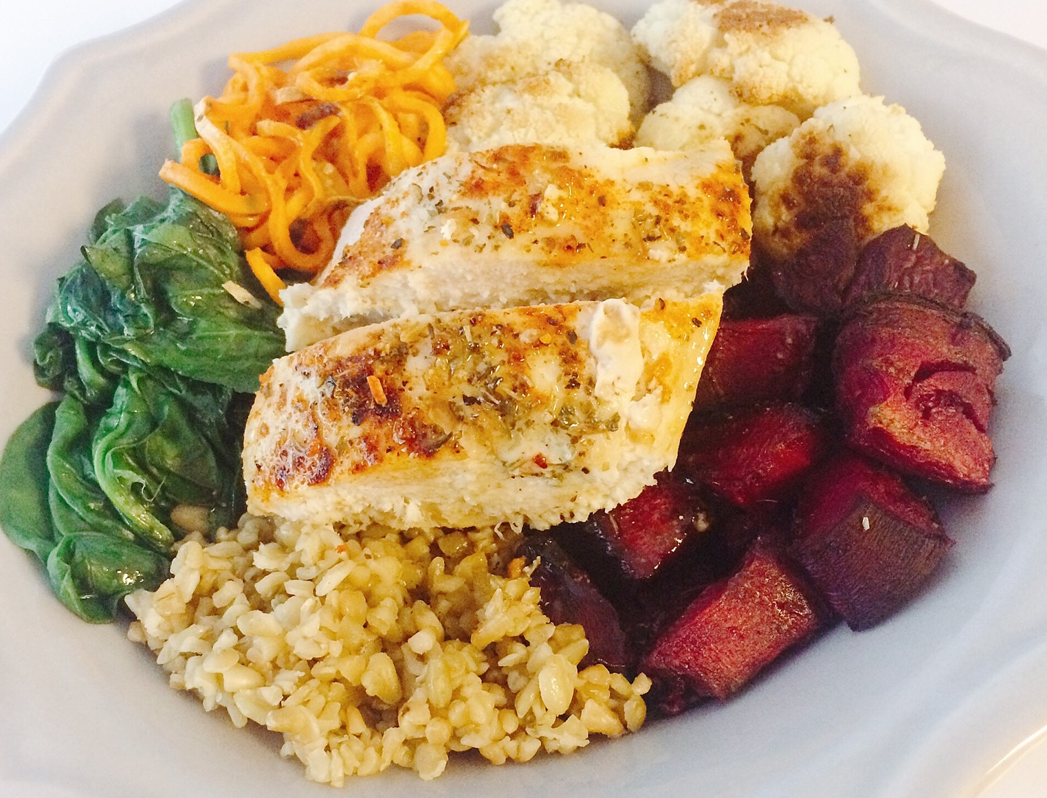 Chicken Power Bowl Recipe The Leaf Nutrisystem Blog