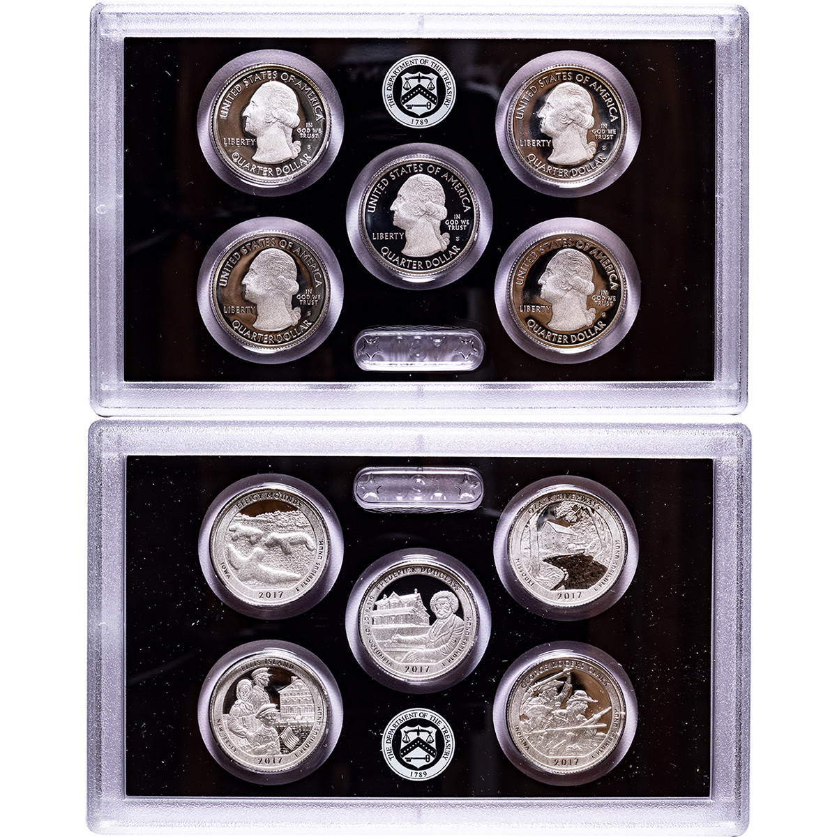 2017 Proof Set Quarters Silver Numismax