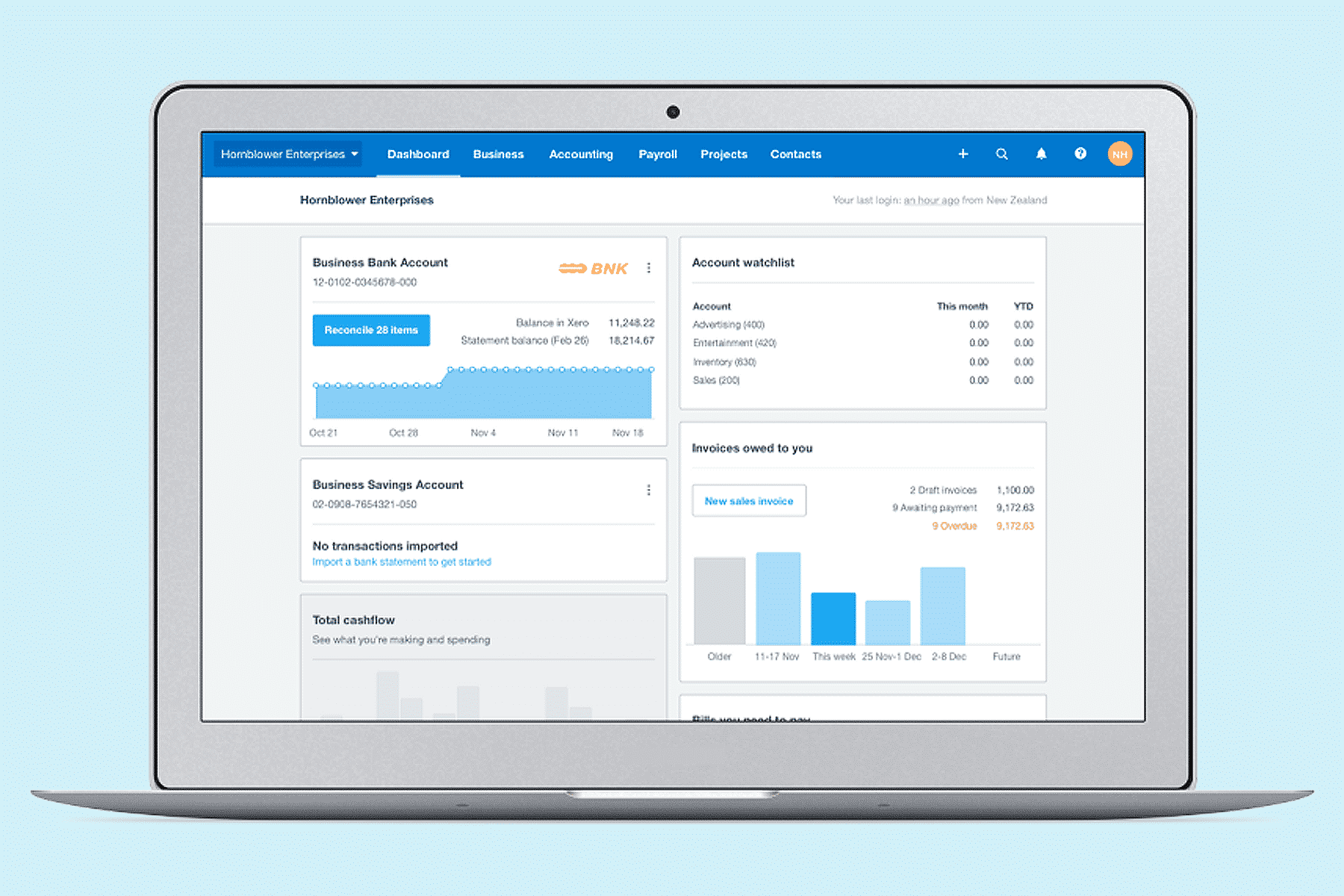 Xero. Webbased Accounting Software Numo