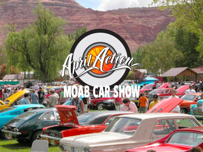 April Action Moab Car Show 2018 NUMOA Northern Utah Mustang Owners