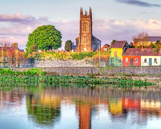 Limerick Ireland Cities Paint By Number Num Paint Kit