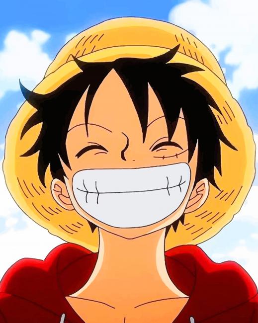 One Piece Luffy Animations Paint By Numbers NumPaint