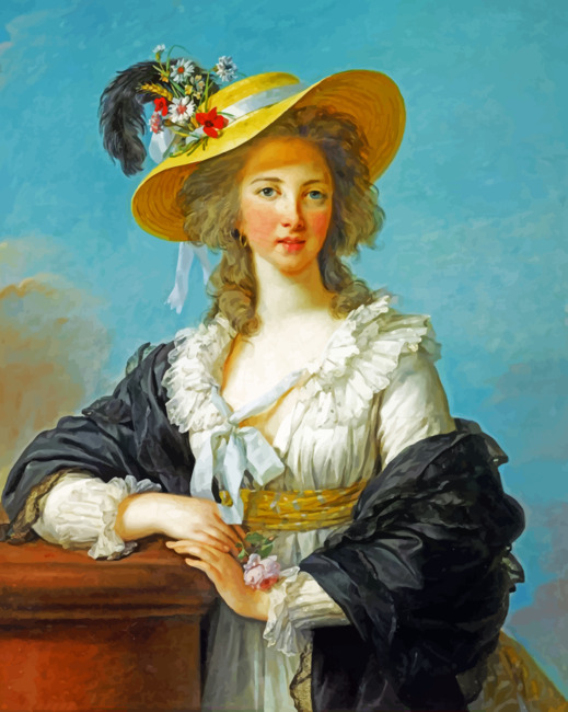 Elisabeth Vigee Paint By Number Num Paint Kit