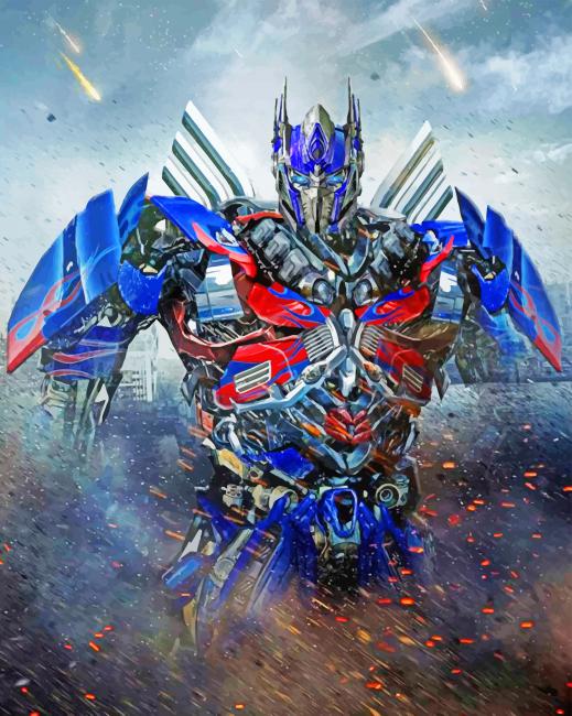 Transformer Paint By Numbers Num Paint Kit