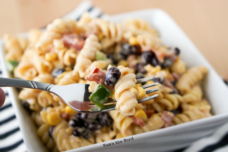 Tex Mex Pasta Salad Num's the Word
