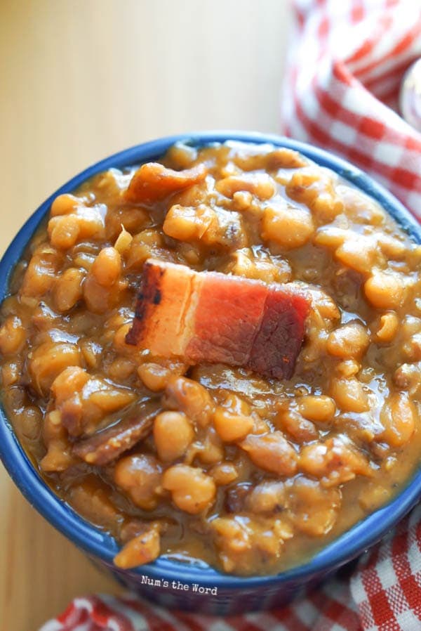 Instant Pot Baked Beans (with dry beans) Num's the Word