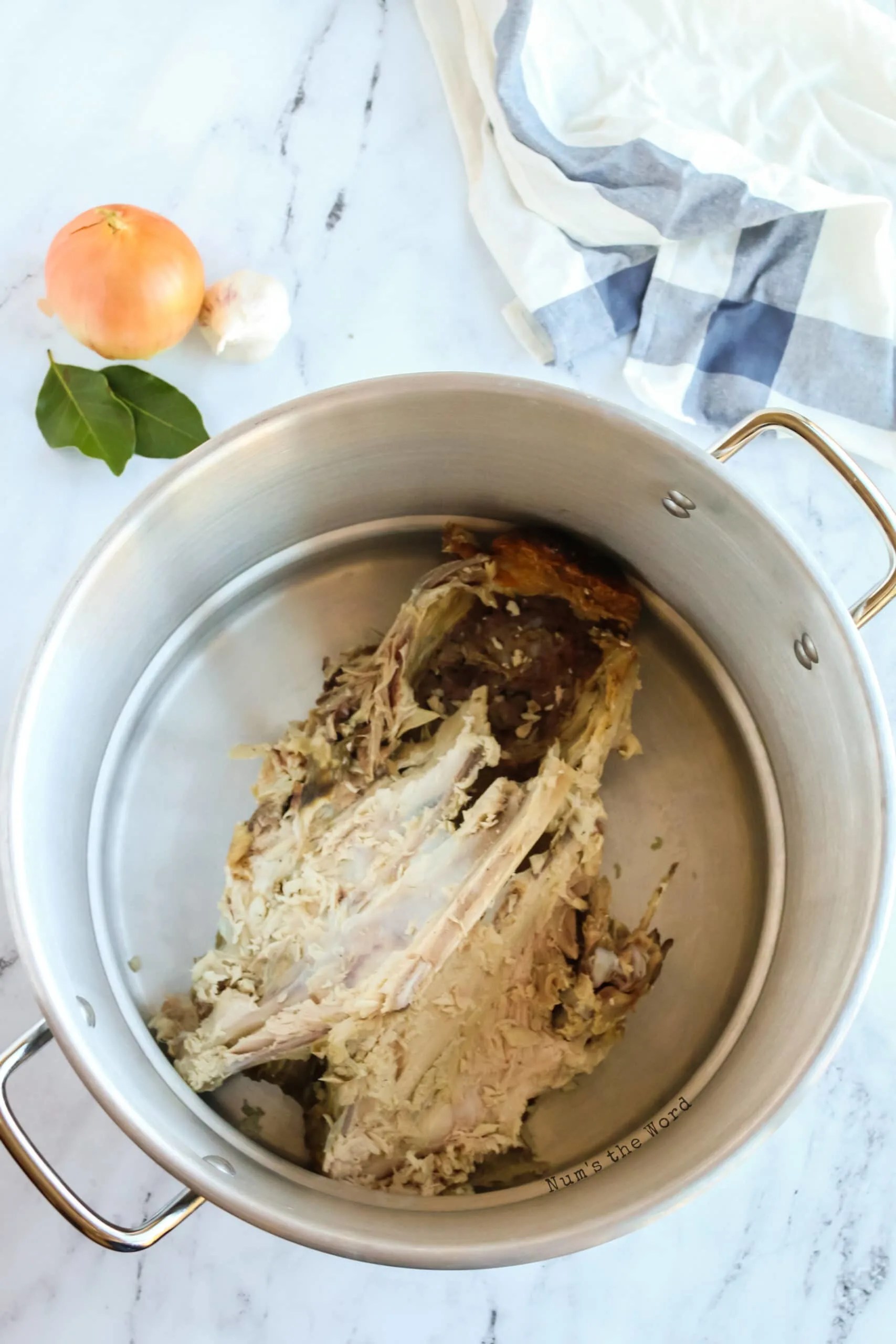 Crock Pot Turkey Carcass Soup