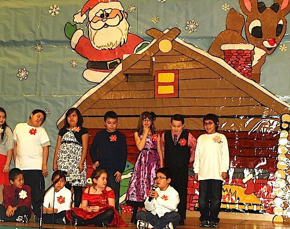 Photo Iqaluit's Joamie School celebrates Nunatsiaq News