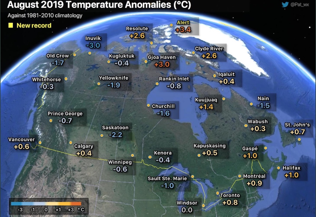 Alert Nunavut Canada Map CFS Alert