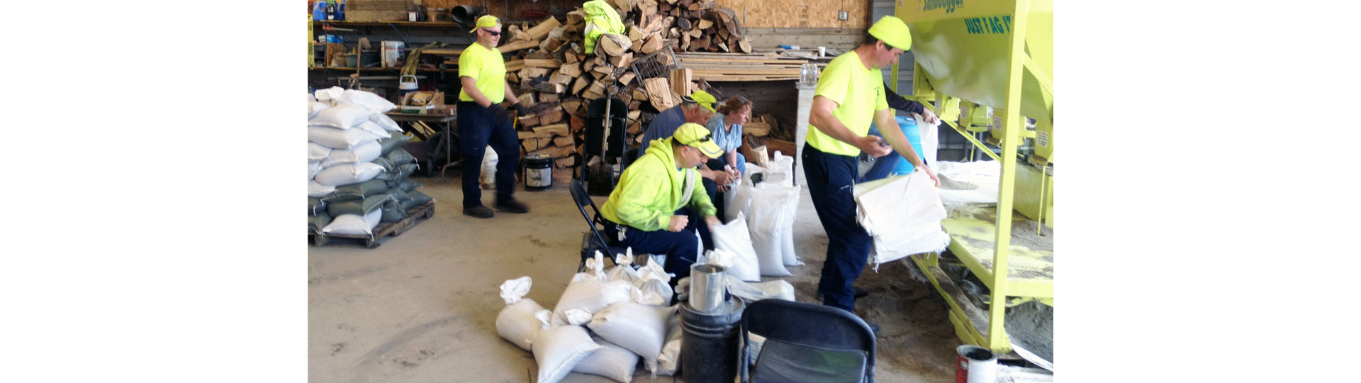 Nunda Road District Sand Bagging