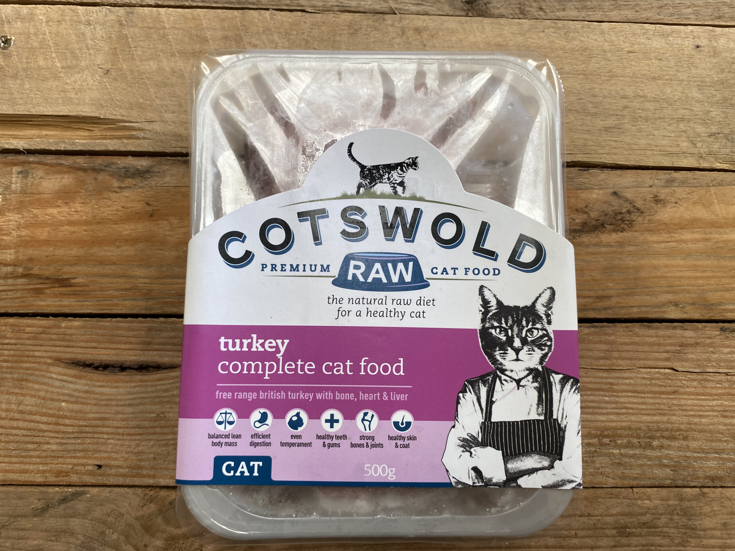 Cotswold (Cat) Turkey 500g Nuneaton Raw Pet Food
