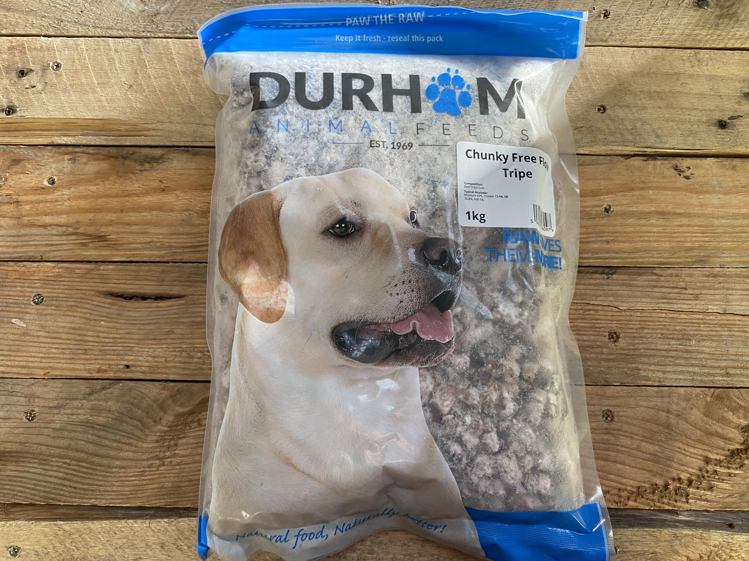 Free Flow Tripe 1kg Nuneaton Raw Pet Food