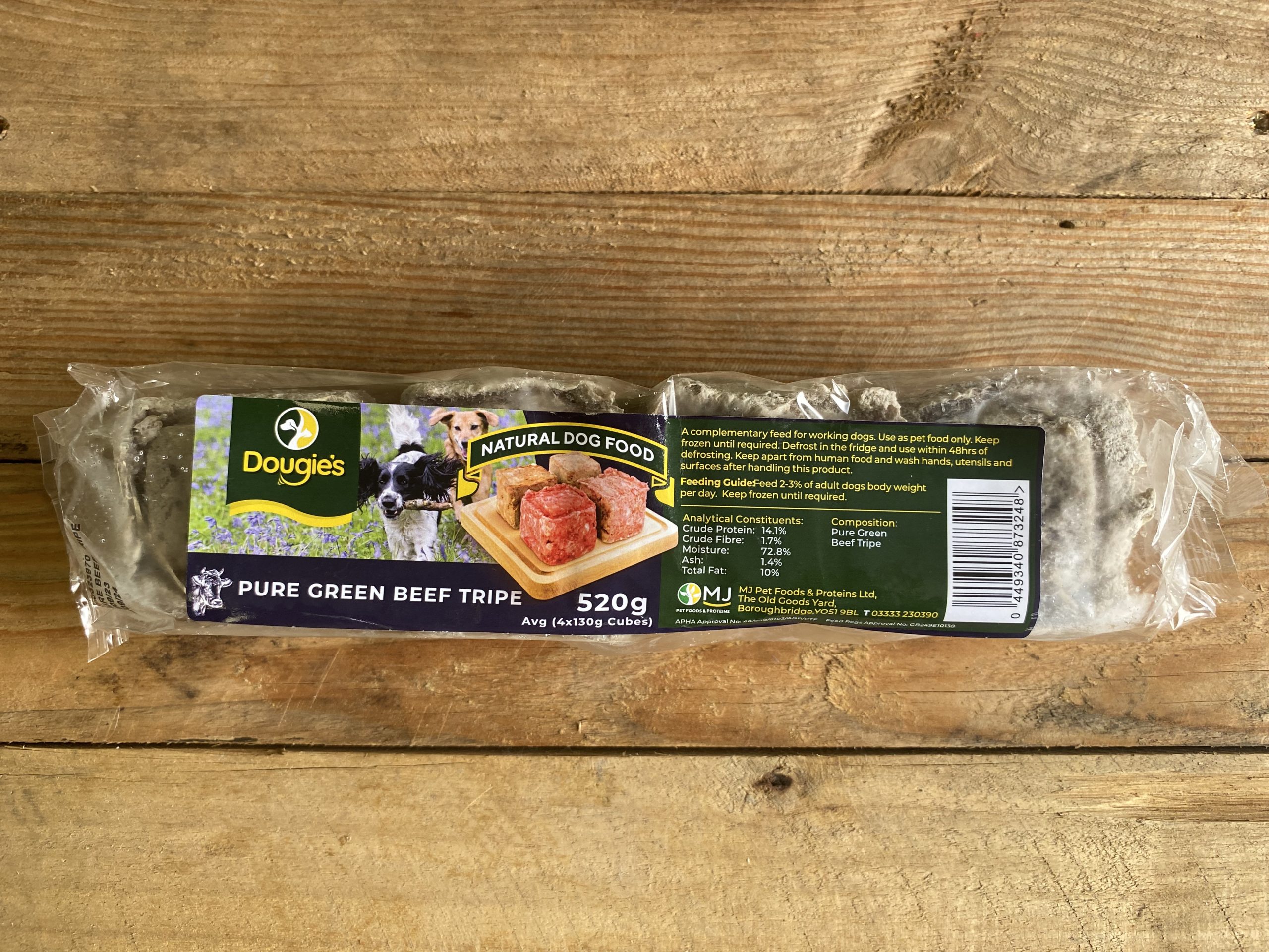 Dougies Lamb Tripe 560g Nuneaton Raw Pet Food