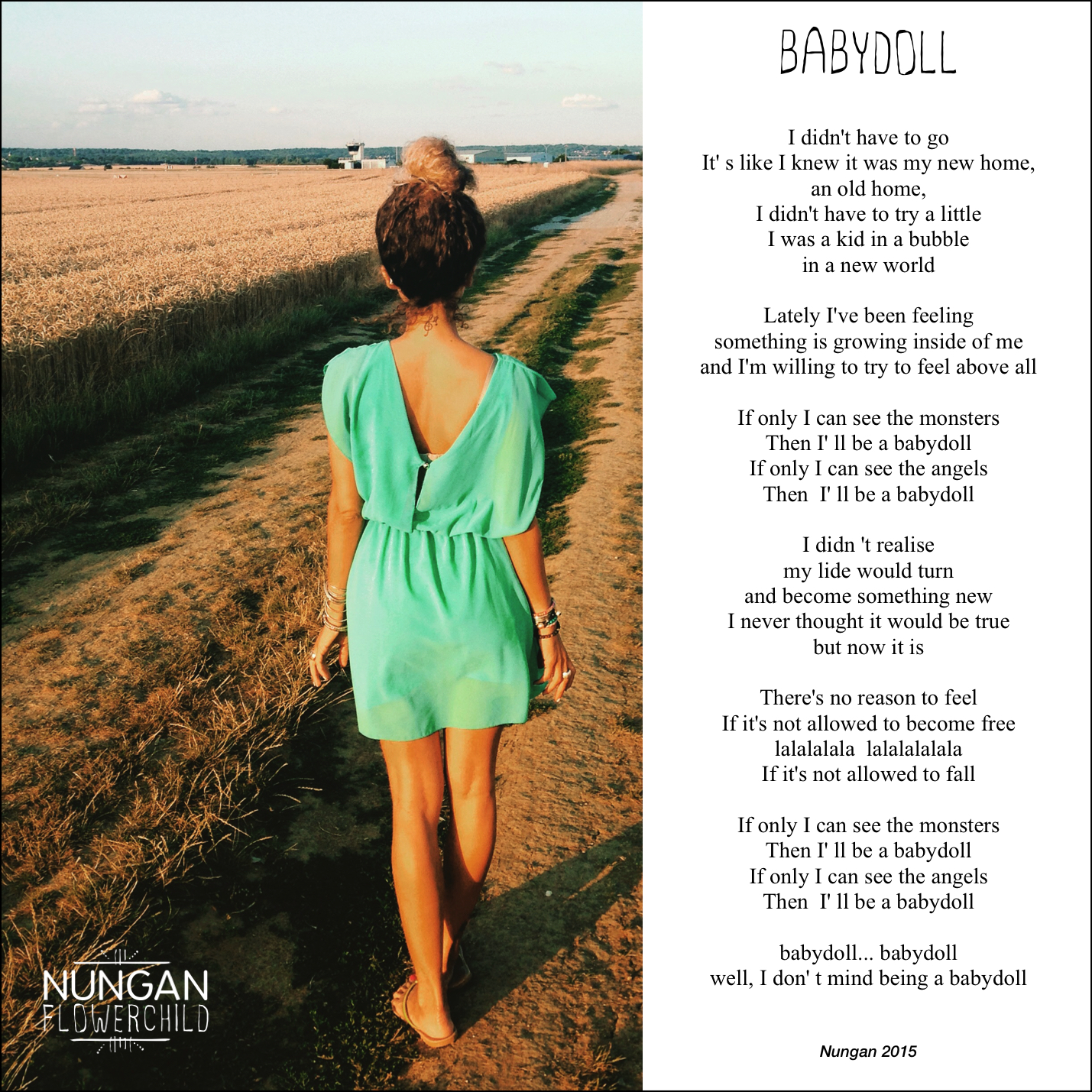 Flowerchild Lyrics NUNGAN