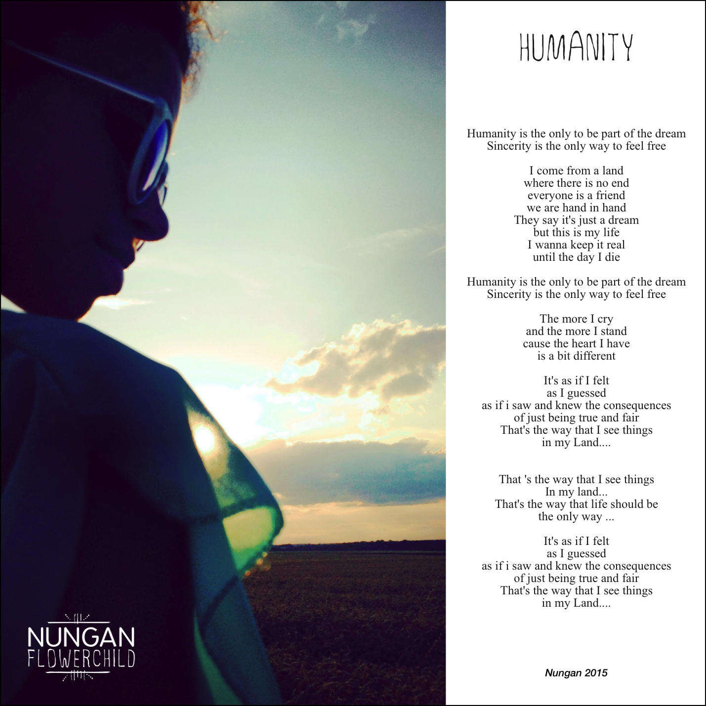 Flowerchild Lyrics NUNGAN