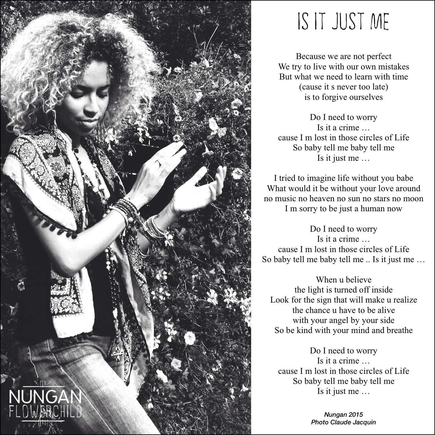 Flowerchild Lyrics NUNGAN