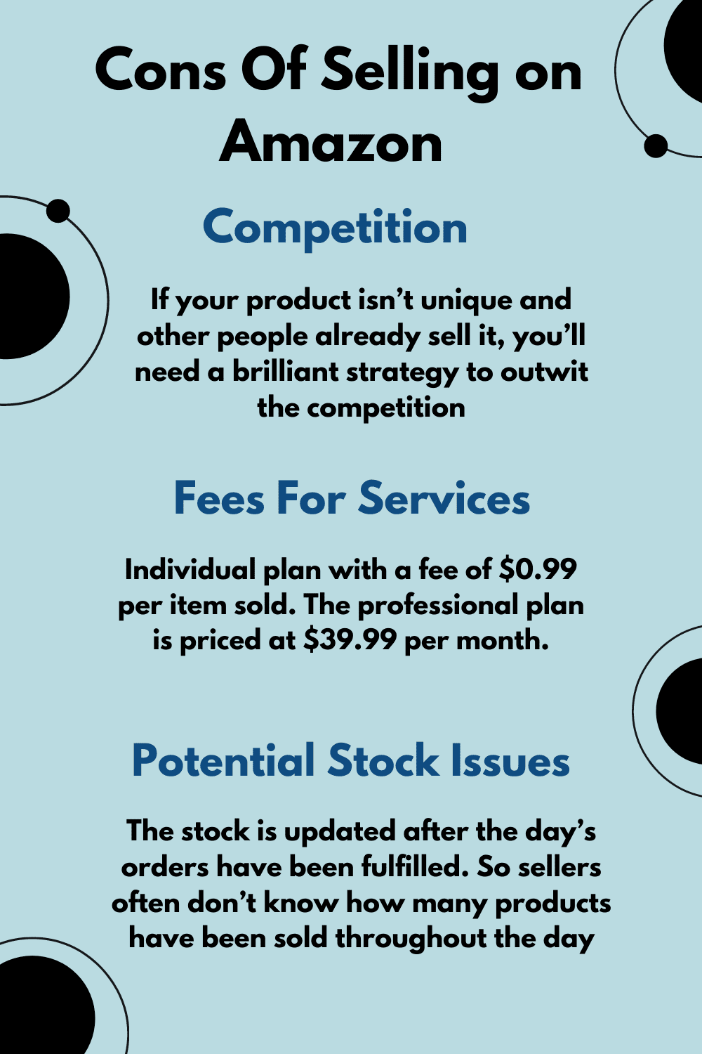 Advantages and disadvantages of selling on Amazon